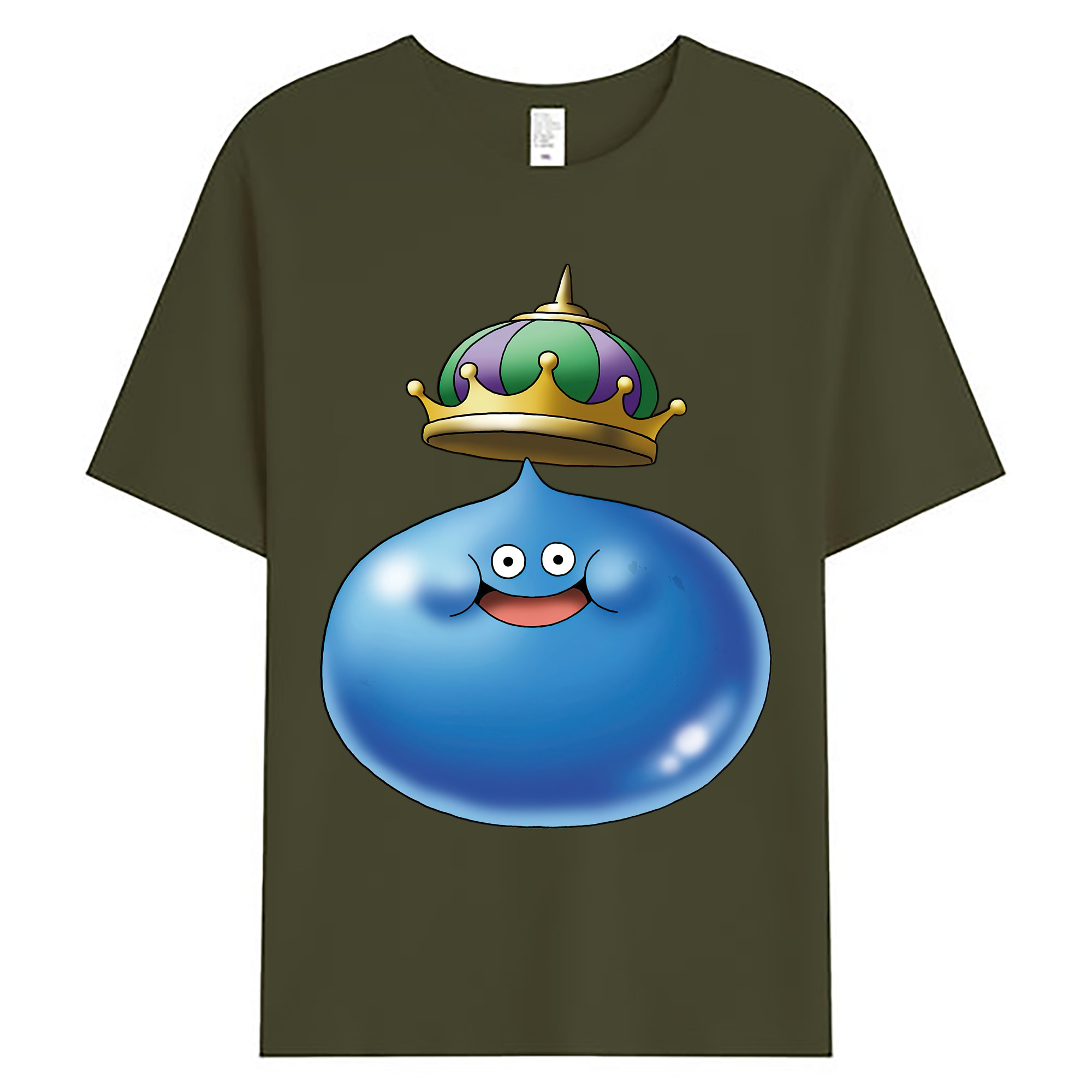 （画像用） ドラゴンクエスト Doragon Kuesuto Dragon Quest 綿100％ メンズ半袖Tシャツ｜肌触りやわらか＆通気性